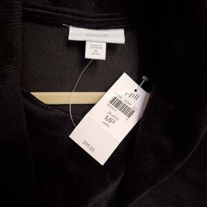 J Jill Turtleneck Cowl Neck Dress - Shirt - Top Long Sleeve Black M Petite